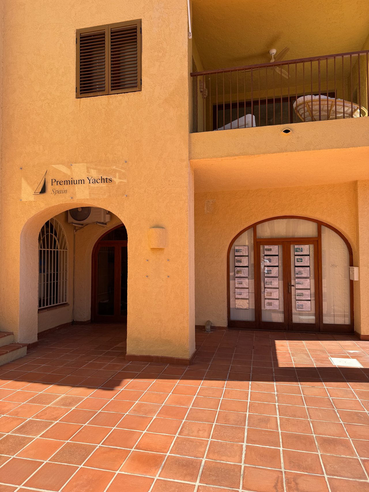 Exterior entrance to the Premium Yachts Spain office